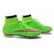 Nouvelle Ronaldo Chaussure Foot Nike Mercurial Superfly FG Vert Hyper Punch