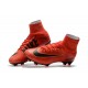 Nike Mercurial Superfly V FG Homme Crampons Football Rouge Noir