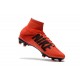 Nike Mercurial Superfly V FG Homme Crampons Football Rouge Noir