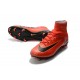 Nike Mercurial Superfly V FG Homme Crampons Football Rouge Noir