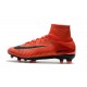 Nike Mercurial Superfly V FG Homme Crampons Football Rouge Noir