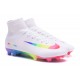 Nike Mercurial Superfly V FG Homme Crampons Football Blanc Coloré