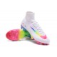 Nike Mercurial Superfly V FG Homme Crampons Football Blanc Coloré