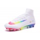 Nike Mercurial Superfly V FG Homme Crampons Football Blanc Coloré