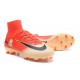 Nike Mercurial Superfly V FG Homme Crampons Football Rouge Or