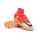 Nike Mercurial Superfly V FG Homme Crampons Football Rouge Or