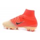 Nike Mercurial Superfly V FG Homme Crampons Football Rouge Or