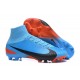 Nike Mercurial Superfly V FG Homme Crampons Football Bleu Noir