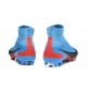 Nike Mercurial Superfly V FG Homme Crampons Football Bleu Noir