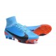 Nike Mercurial Superfly V FG Homme Crampons Football Bleu Noir