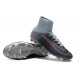Nike Mercurial Superfly V FG Homme Crampons Football Gris Orange