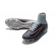 Nike Mercurial Superfly V FG Homme Crampons Football Gris Orange