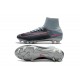 Nike Mercurial Superfly V FG Homme Crampons Football Gris Orange
