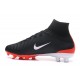 Nike Mercurial Superfly V FG Homme Crampons Football Noir Blanc