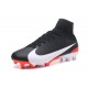 Nike Mercurial Superfly V FG Homme Crampons Football Noir Blanc