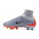 Nike Mercurial Superfly 5 FG ACC Chaussures de Foot Gris Noir
