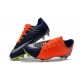 Nike HyperVenom Phantom III FG - Chaussure de Foot Homme 2017 - Orange Bleu Metallico