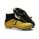Nouvelle Ronaldo Chaussure Foot Nike Mercurial Superfly FG Or Noir