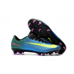 Nike Crampon de Foot Mercurial Vapor 11 FG ACC Bleu Blanc