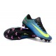 Nike Crampon de Foot Mercurial Vapor 11 FG ACC Bleu Blanc
