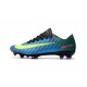 Nike Crampon de Foot Mercurial Vapor 11 FG ACC Bleu Blanc