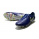 Nike Magista Opus II FG Crampon de Foot - Bleu Argent