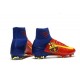 Nike Mercurial Superfly 5 FG ACC Chaussures de Foot Barcelona Rouge Jaune