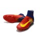 Nike Mercurial Superfly 5 FG ACC Chaussures de Foot Barcelona Rouge Jaune