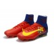 Nike Mercurial Superfly 5 FG ACC Chaussures de Foot Barcelona Rouge Jaune