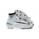 Nike Ronaldo Mercurial Superfly 5 CR7 FG ACC Chaussures de Foot Blanc Noir