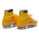Nike Crampon Moulé Nouveaux Mercurial Superfly Iv FG Laser Orange Blanc