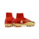 Nike Mercurial Superfly 5 FG ACC Chaussures de Foot Rouge Or