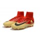 Nike Mercurial Superfly 5 FG ACC Chaussures de Foot Rouge Or