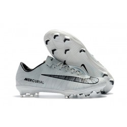Nike Crampon de Foot Mercurial Vapor 11 CR7 FG ACC Blanc Noir