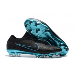 Nike Mercurial Vapor Flyknit Ultra FG Chaussures - Noir Bleu