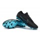 Nike Mercurial Vapor Flyknit Ultra FG Chaussures - Noir Bleu