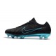 Nike Mercurial Vapor Flyknit Ultra FG Chaussures - Noir Bleu