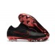 Nike Mercurial Vapor Flyknit Ultra FG Chaussures - Noir Rouge