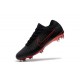 Nike Mercurial Vapor Flyknit Ultra FG Chaussures - Noir Rouge