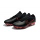 Nike Mercurial Vapor Flyknit Ultra FG Chaussures - Noir Rouge