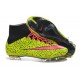 Nouvelle Ronaldo Chaussure Foot Nike Mercurial Superfly FG Safari Jaune Rose