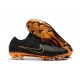 Nike Mercurial Vapor Flyknit Ultra FG Chaussures - Noir Or