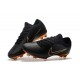 Nike Mercurial Vapor Flyknit Ultra FG Chaussures - Noir Or