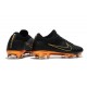 Nike Mercurial Vapor Flyknit Ultra FG Chaussures - Noir Or
