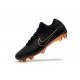 Nike Mercurial Vapor Flyknit Ultra FG Chaussures - Noir Or