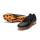 Nike Mercurial Vapor Flyknit Ultra FG Chaussures - Noir Or