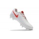 Chaussure Football Nouvelles Nike Tiempo Legend VII FG - Blanc Rouge