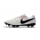 Chaussure Football Nouvelles Nike Tiempo Legend VII FG - Blanc Noir