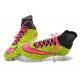 Nouvelle Ronaldo Chaussure Foot Nike Mercurial Superfly FG Safari Jaune Rose