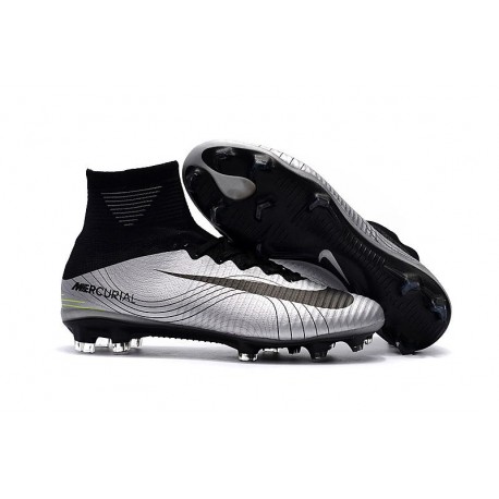 Nike Mercurial Superfly 5 FG ACC Chaussures de Foot Metallico Noir